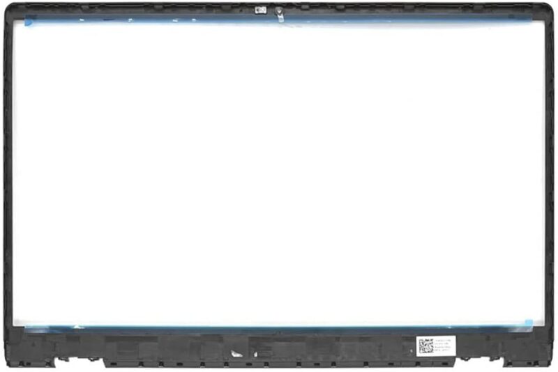 Black LCD Top Rear Lid Back Cover Case & Front Bezel Trim & Screen Hinges Compatible with Dell Inspiron 15-3000 3510 3511 P112F P112F001 P112F002 P112F003 (Black A+B+H)