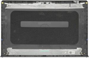 Black LCD Top Rear Lid Back Cover Case & Front Bezel Trim & Screen Hinges Compatible with Dell Inspiron 15-3000 3510 3511 P112F P112F001 P112F002 P112F003 (Black A+B+H)