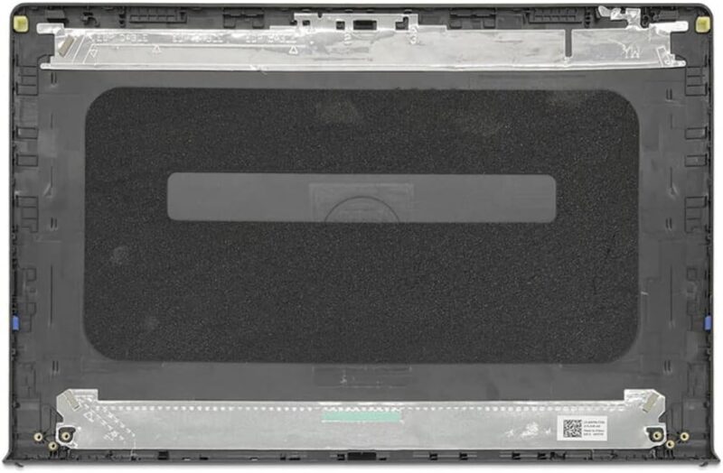 Black LCD Top Rear Lid Back Cover Case & Front Bezel Trim & Screen Hinges Compatible with Dell Inspiron 15-3000 3510 3511 P112F P112F001 P112F002 P112F003 (Black A+B+H)